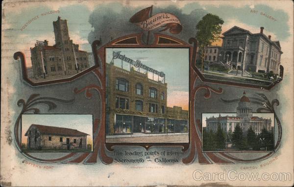 The leading points of interest in Sacramento California