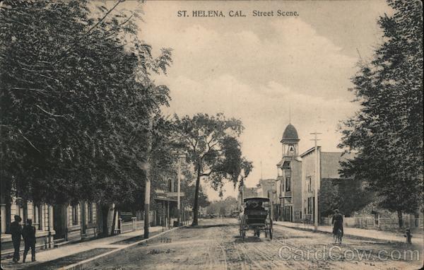 Street Scene Saint Helena California