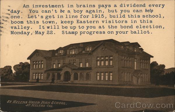 St Helena Union High School Saint Helena California