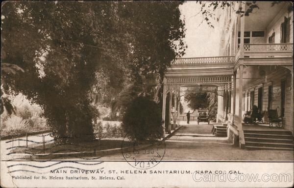 Main Driveway, St. Helena Sanitarium Saint Helena California