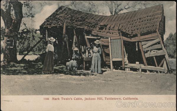 Mark Twain's Cabin, Jackass Hill Tuttletown California