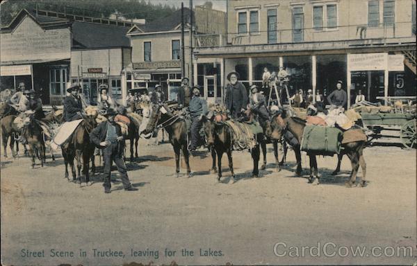 Street Scene, Leaving For the Lakes Truckee California
