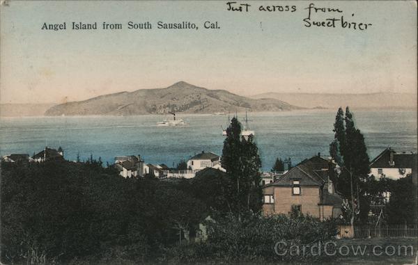 Angel Island from South Sausalito California