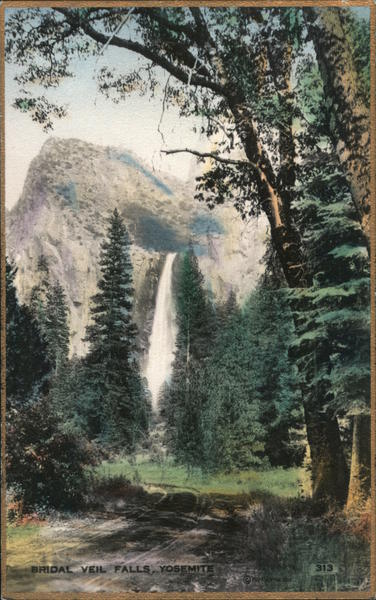 Bridal Veil Falls Yosemite California