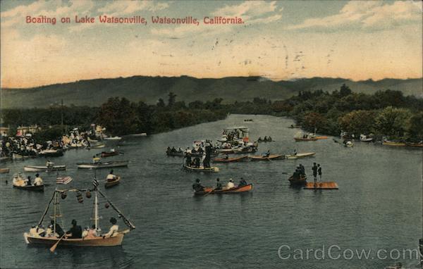 Boating on Lake Watsonville California
