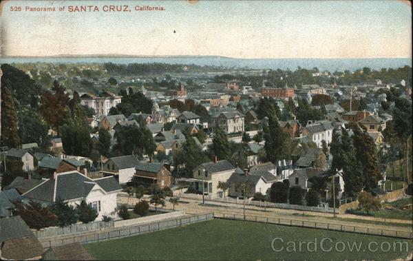 Panorama of Santa Cruz, California