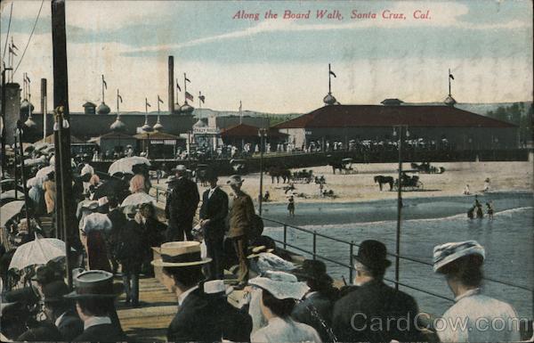 Along the Board walk Santa Cruz California