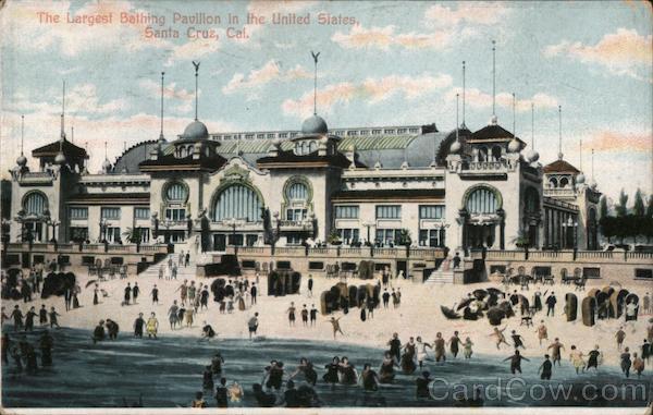 The Largest Bathing Pavilion in the United States Santa Cruz California