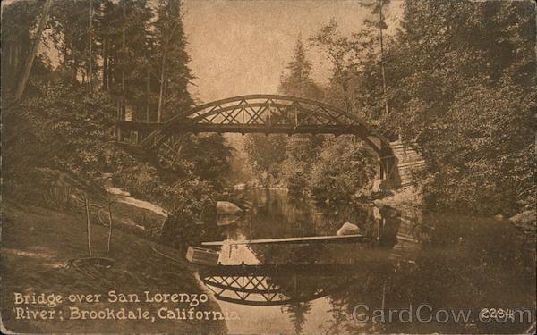 Bridge Over San Lorenzo River Brookdale California