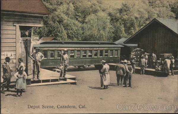 Depot Scene Cazadero California