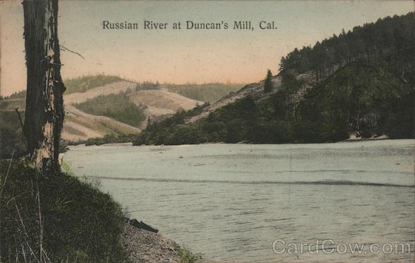 Russian River at Duncan's Mill Duncans Mills California