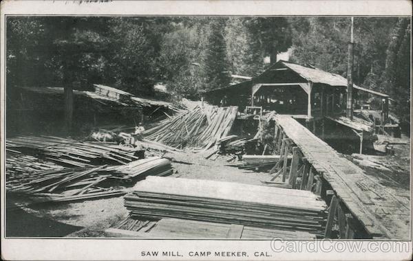 Saw Mill - Camp Meeker California