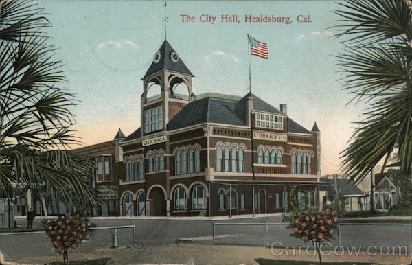 The City Hall Healdsburg California