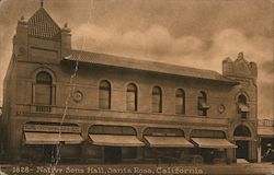 Native Sons Hall Postcard