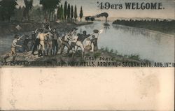 49ers Welcome Steamer Edward Everett Postcard