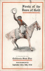 Fiesta of the Dawn of Gold Postcard