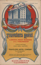 Travelers Hotel Postcard