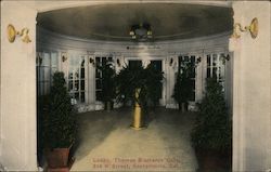 Lobby, Thomas Bismarck Cafe Postcard