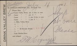 El Dorado Brewing Co. Postcard