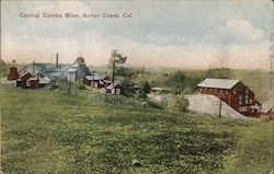 Central Eureka Mine, Sutter Creek, Cal. Postcard