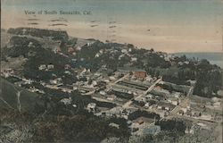 View of South Sausalito Postcard