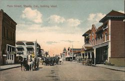 Main Street, looking West Postcard
