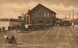 Transfer Station Monticello S.S. Co. Postcard