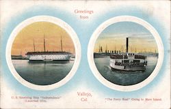 Greetings from Vallejo, Cal. Postcard