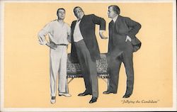"Jollying the Candidate", Scene from Man of the Hour Postcard
