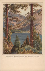 Merced Lake, Yosemite National Park, Elevation 7100 Feet Postcard