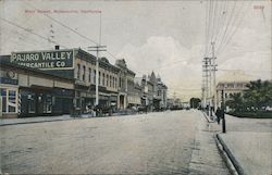 Main Street Watsonville, CA Postcard Postcard Postcard