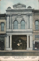 Bank of Watsonville Postcard