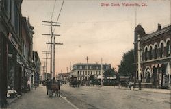 Street Scene Postcard