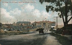 519 Cottage City and Casino Santa Cruz, CA Postcard Postcard Postcard