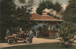 Living with "Nature", near Santa Cruz, Cal. On the Road at Thousand Wonders, Southern Pacific Postcard