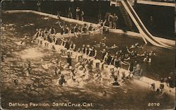 Bathing Pavilion Santa Cruz, CA Postcard Postcard Postcard