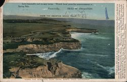 Along the Beautiful Cliff Drive Postcard