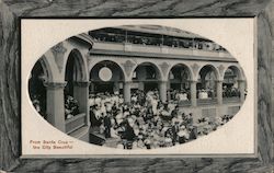 View of Santa Cruz Residents Postcard