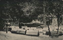 California Redwood Park Auditorium and Campfire Big Basin, CA Andrew P. Hill Postcard Postcard Postcard