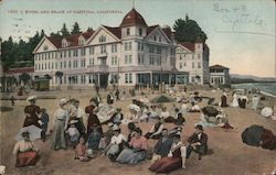 Hotel and Beach Postcard