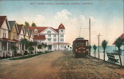 Hotel Capitola and Cottages Postcard