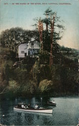 On the Banks of the River, Near Capitola Postcard