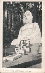 The Bohemian Club Grove. Dai Butsu-Buddha Jinks Postcard