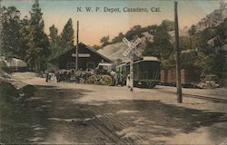 N.W.P. Depot Cazadero, CA Postcard Postcard Postcard