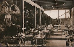 Dining Room at Miller's Retreat Postcard