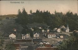 Occidental, Cal. Postcard