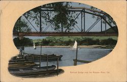 Railroad Bridge Over the Russian River Postcard