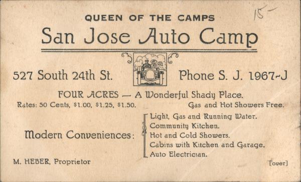 San Jose Auto Camp California