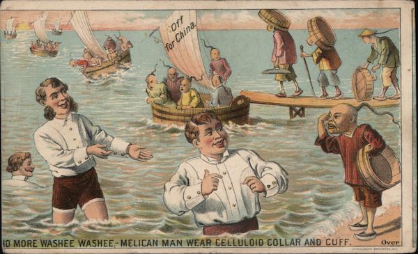 No More Washee Washee - Racist Chinese Laundry San Jose California