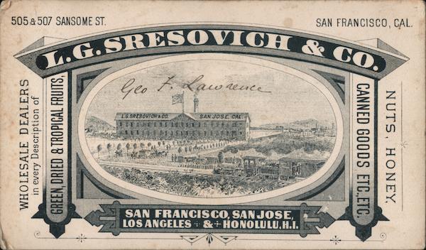 L.G. Sresovich & Co. San Jose California